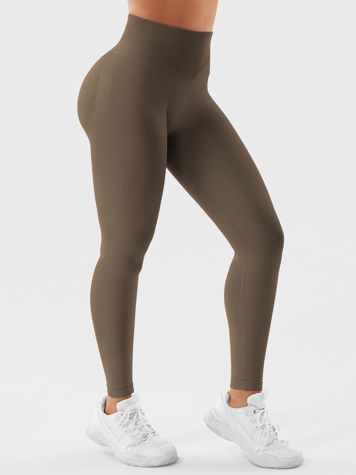 Leggings sin Costuras Contour con Espalda en V