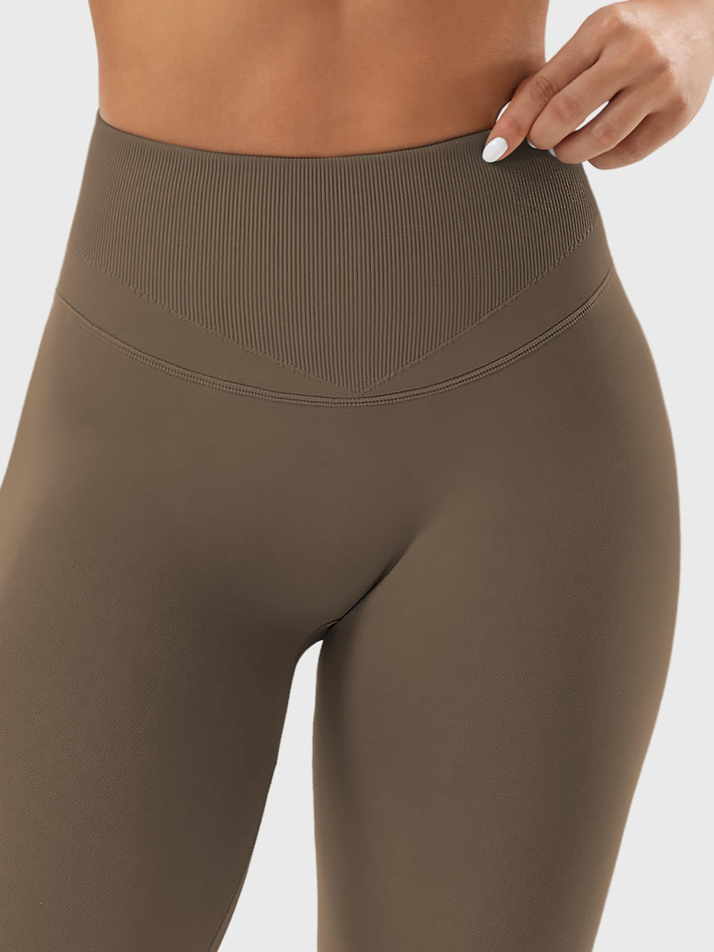 Leggings sin Costuras Contour con Espalda en V