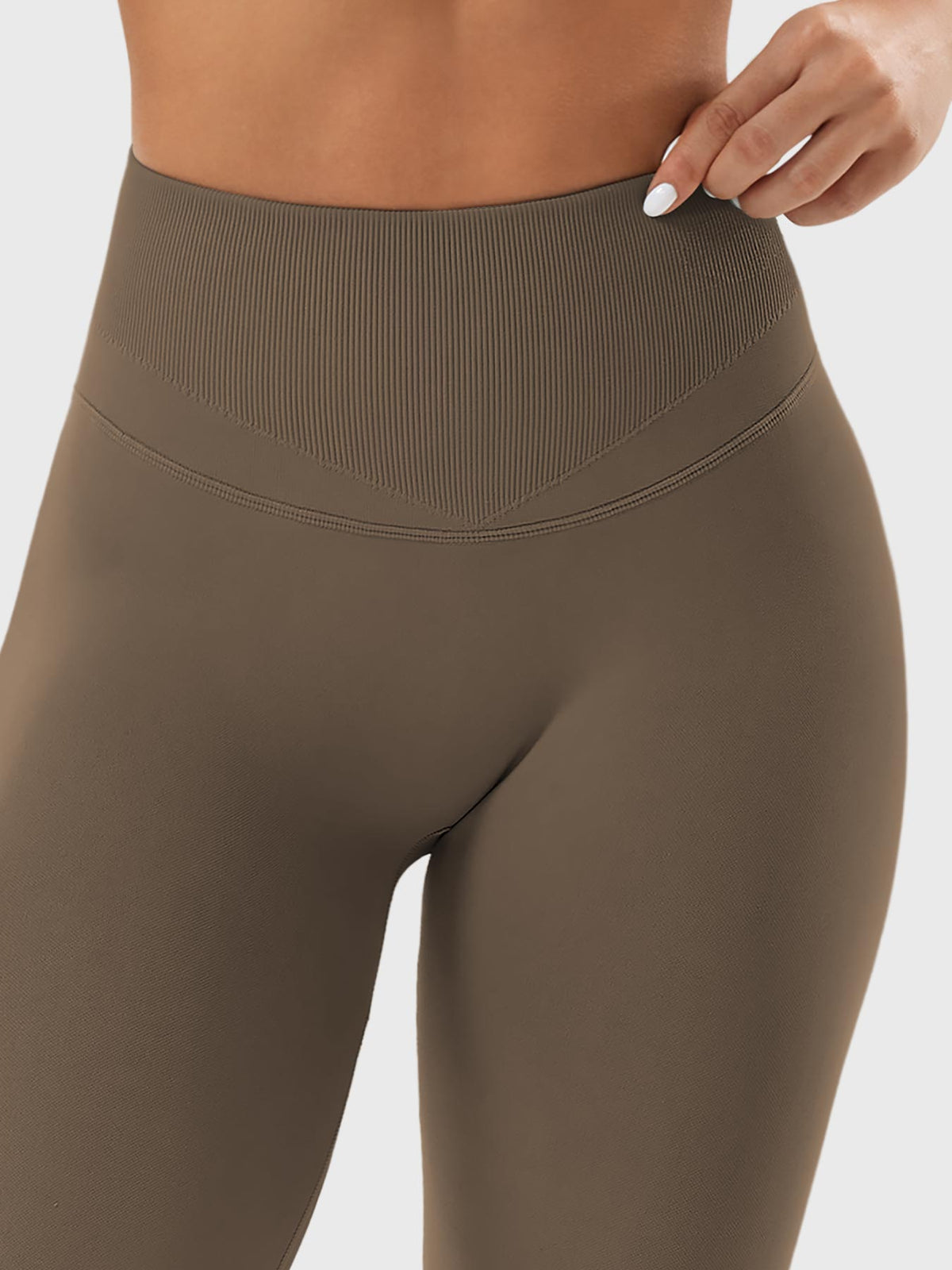 Leggings sin Costuras Contour con Espalda en V
