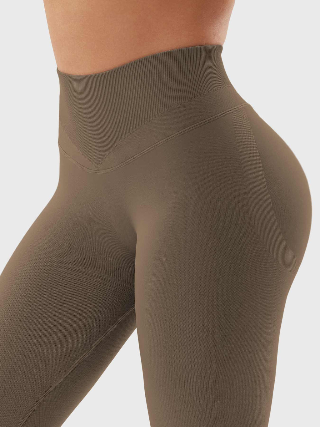 Leggings sin Costuras Contour con Espalda en V