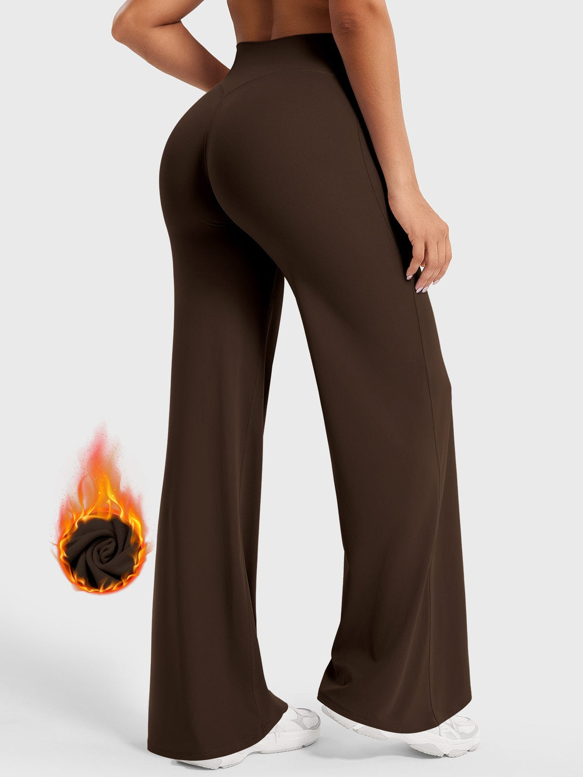 Leggings de Pierna Recta Ease de Polar de 33"