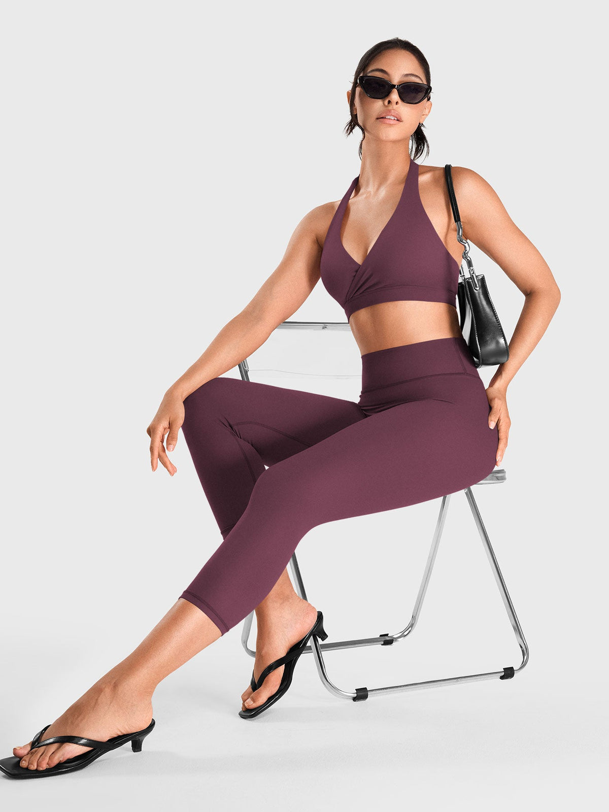 Leggings Capri Ease de Tiro Alto 21"