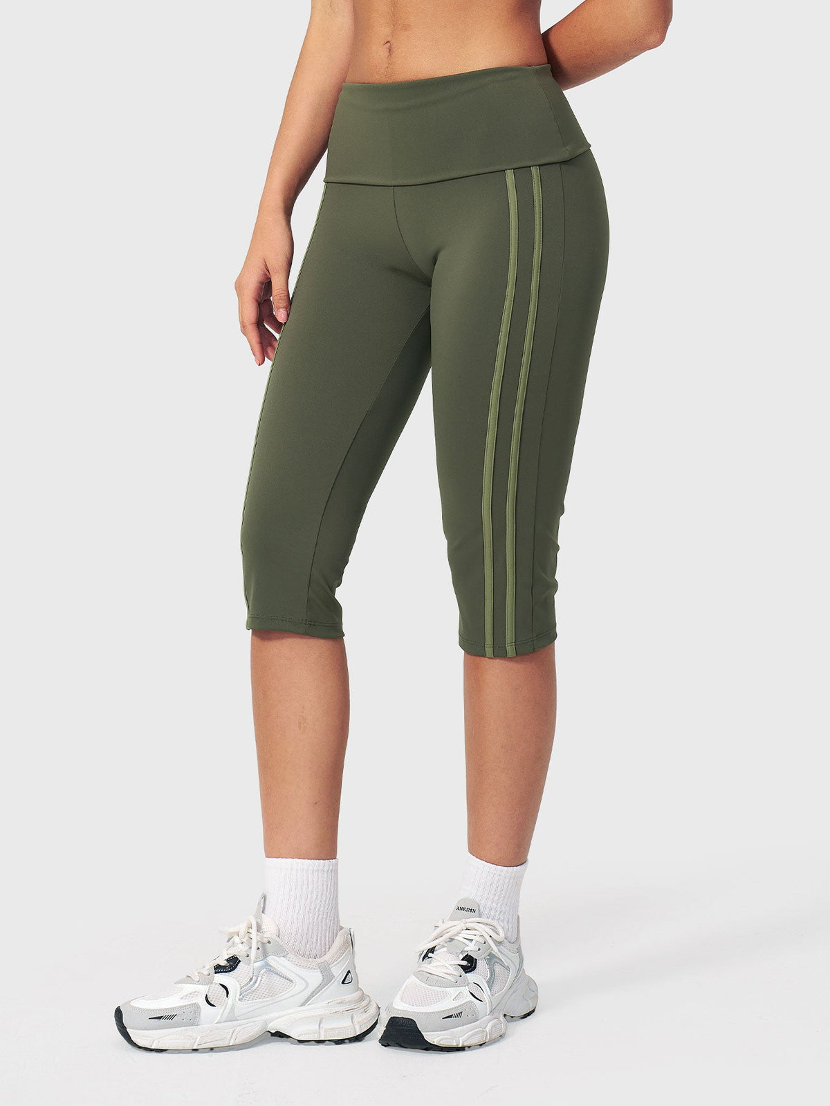 Leggings Capri Ease con Doblez en la Cintura