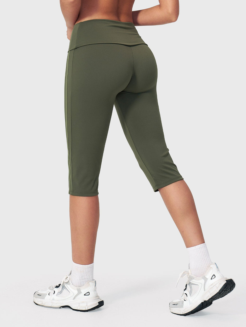 Leggings Capri Ease con Doblez en la Cintura