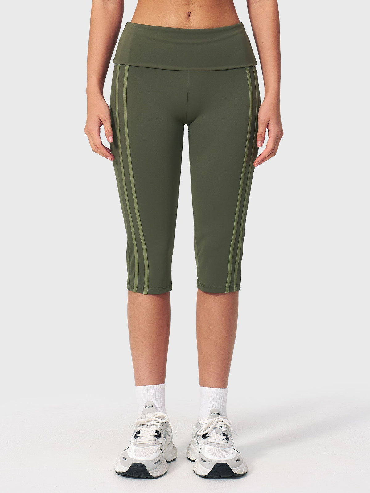 Leggings Capri Ease con Doblez en la Cintura