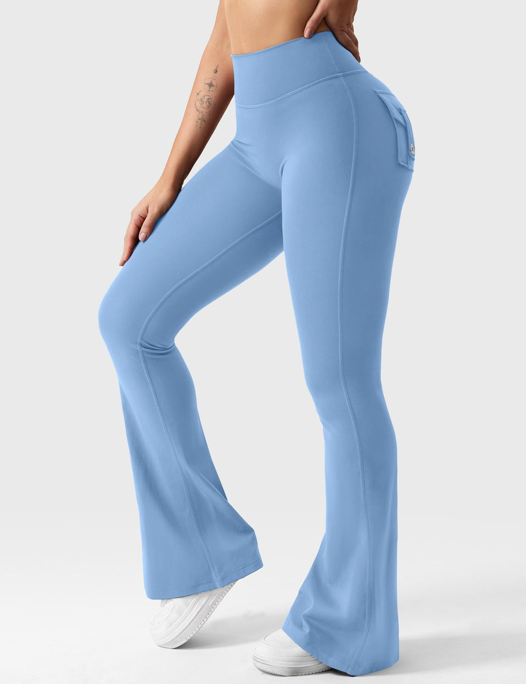 Leggings Acampanados CoreFlex de 31.5" con Bolsillos