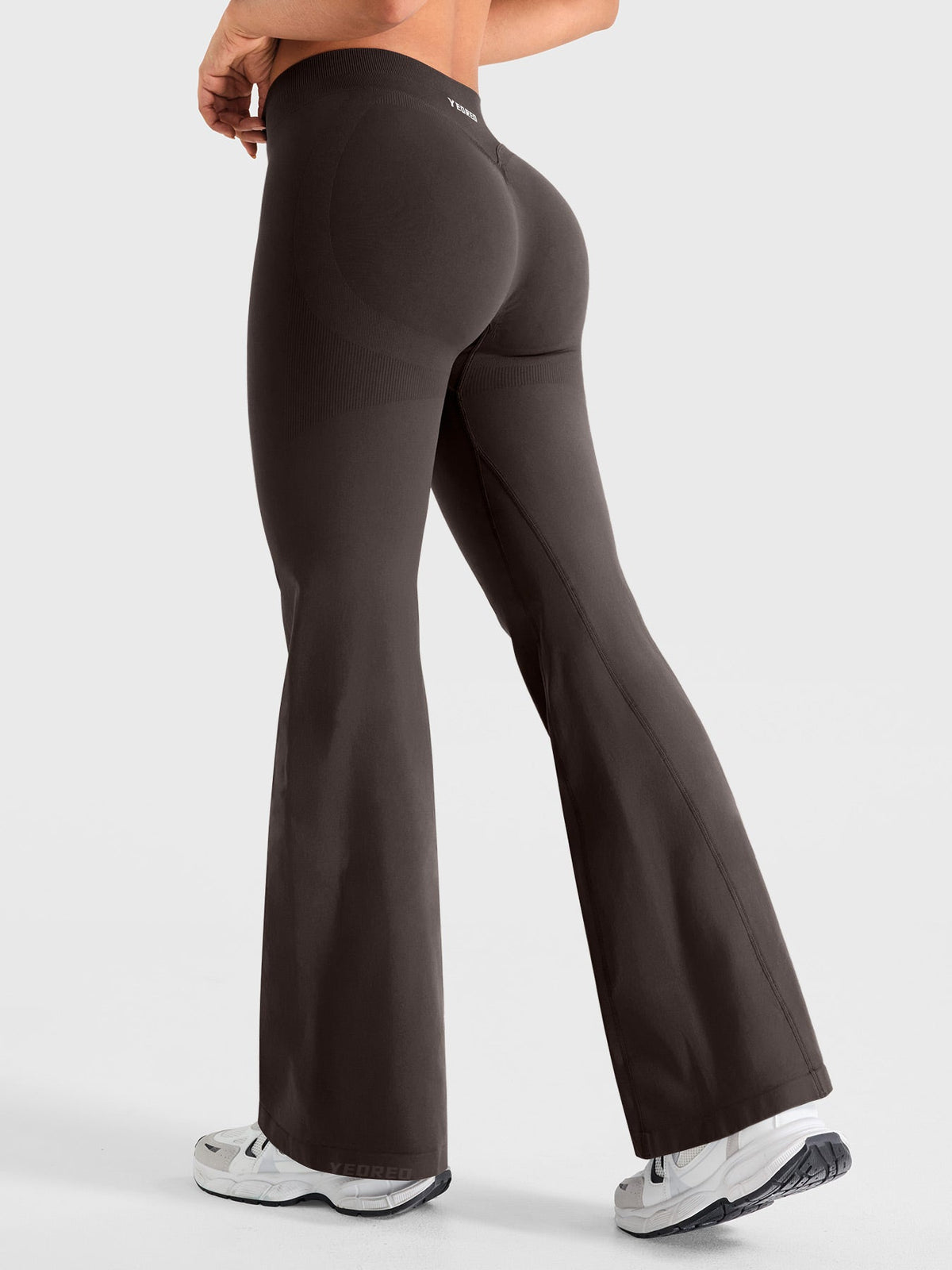 Leggings Acampanados Contour Invisibles con Fruncido