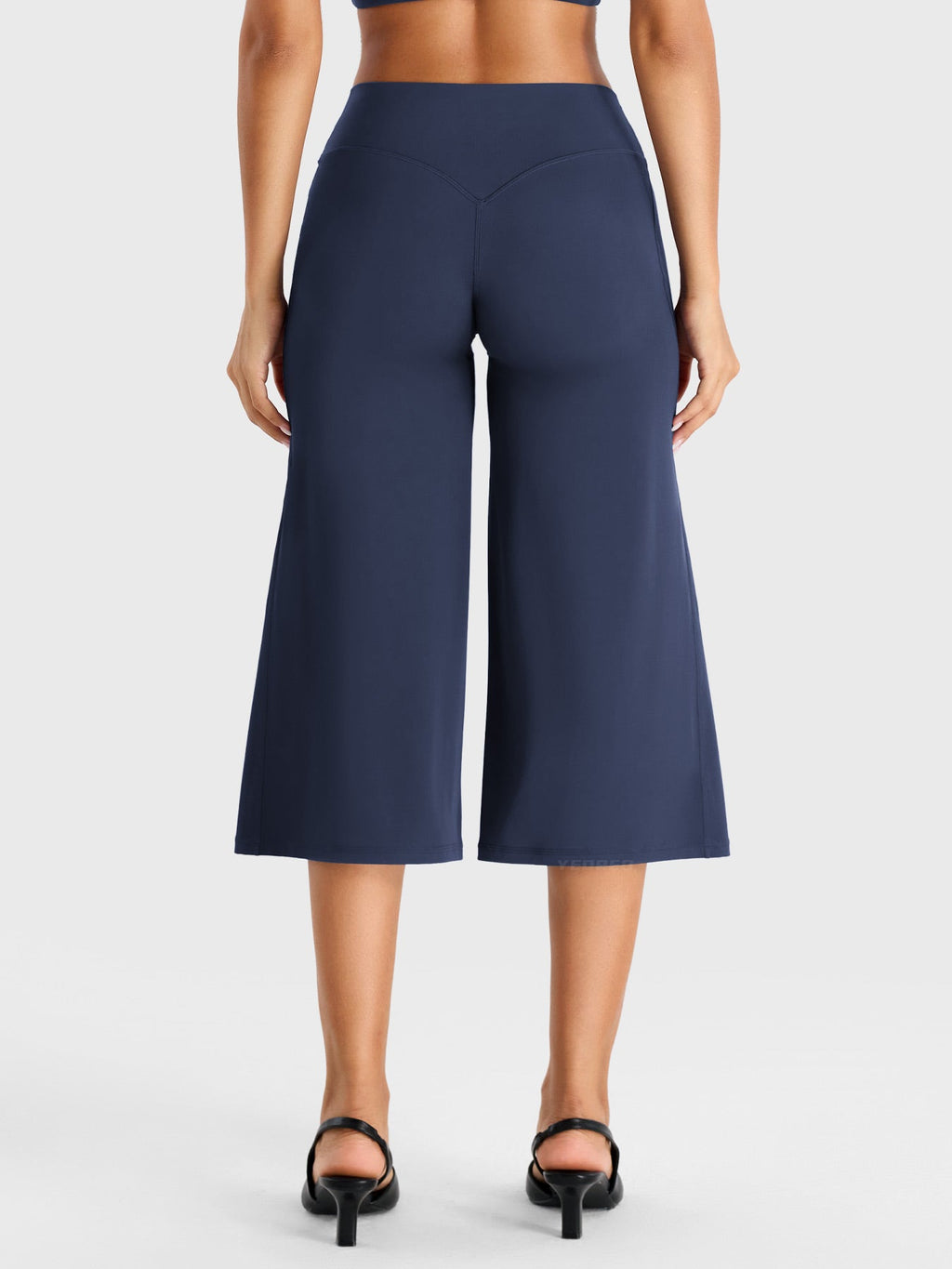 Pantalones Capri Ease de Pierna Ancha de 21" de Tiro Bajo