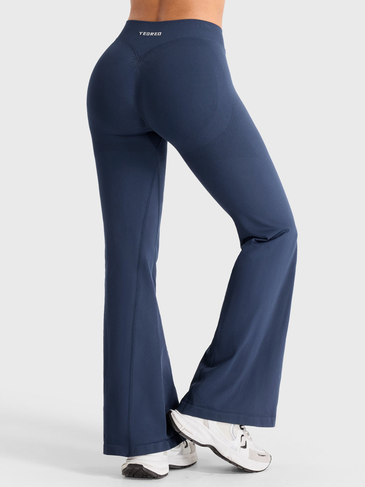 Leggings Acampanados Contour Invisibles con Fruncido