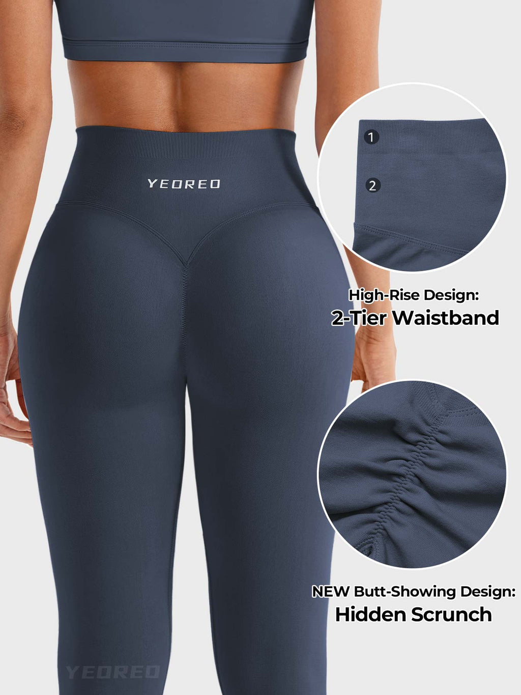 Leggings Contour de Tiro Alto