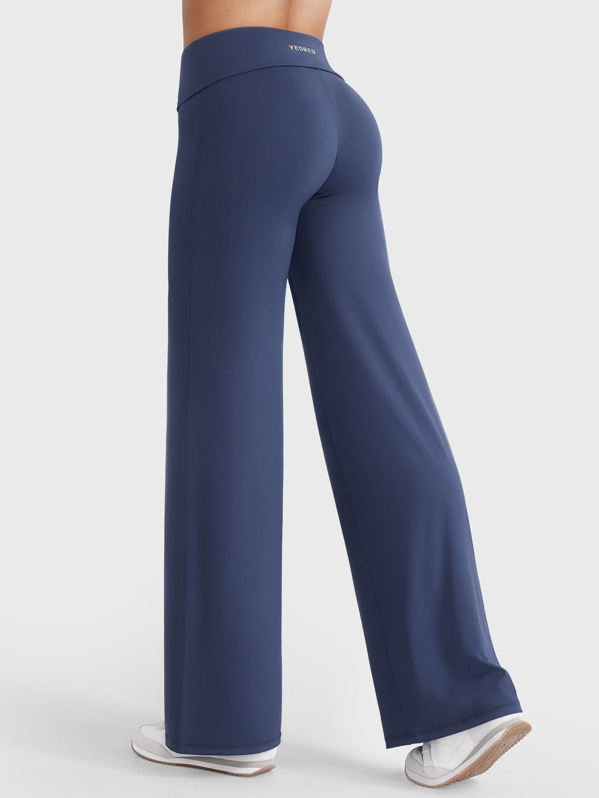 Leggings Rectos SoftHue de 31.5" con Doblez en la Cintura
