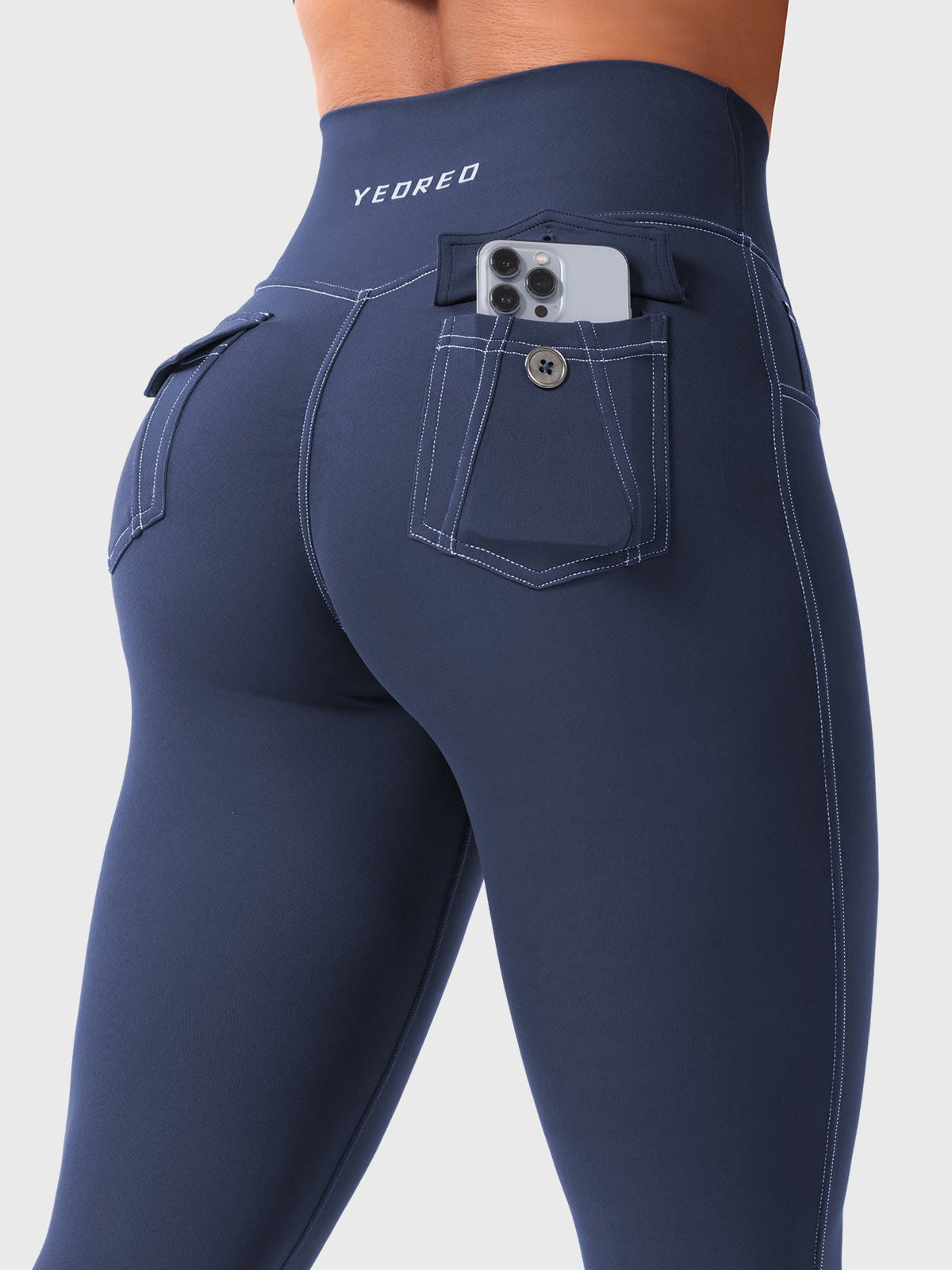 Leggings CoreFlex Efecto Mezclilla