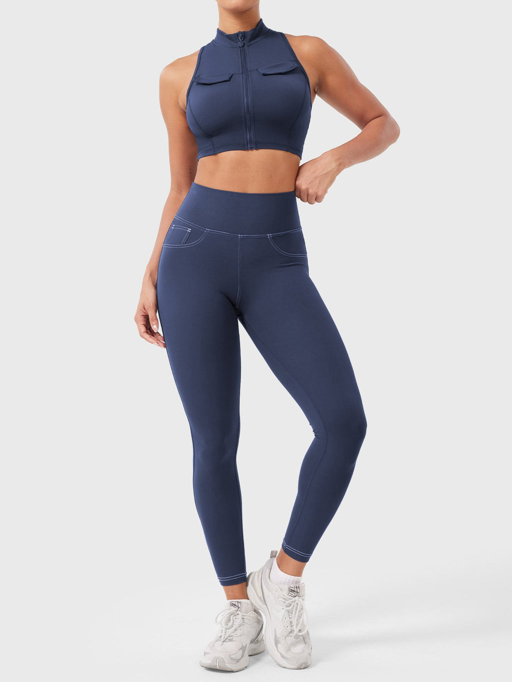 Leggings CoreFlex Efecto Mezclilla