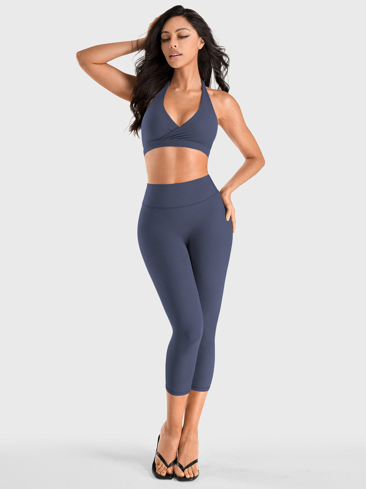 Leggings Capri Ease de Tiro Alto 21"