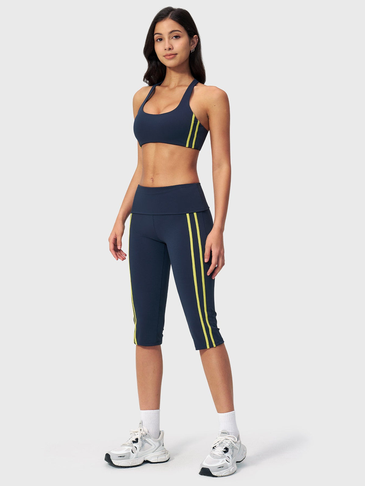 Leggings Capri Ease con Doblez en la Cintura
