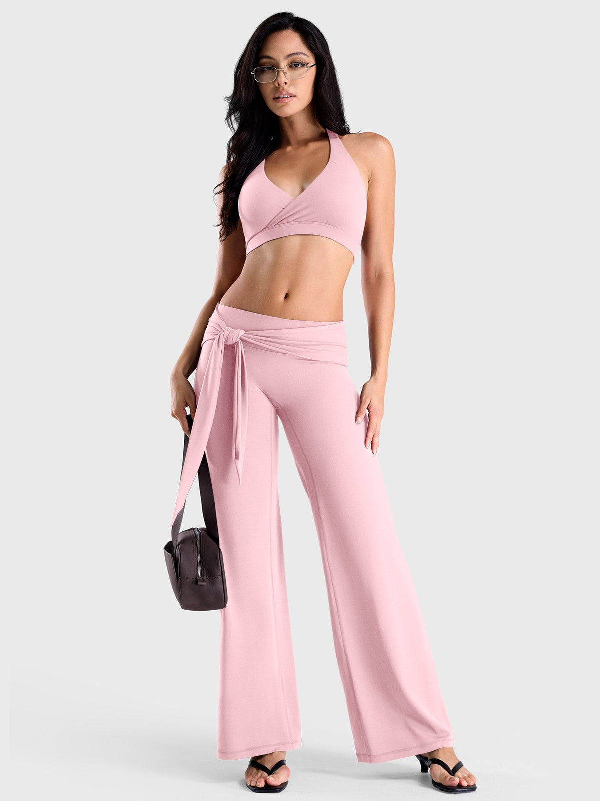 Leggings Rectos Ease con Cintura de Amarre