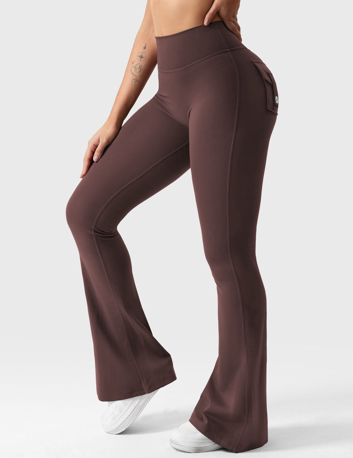 Leggings Acampanados CoreFlex de 31.5" con Bolsillos