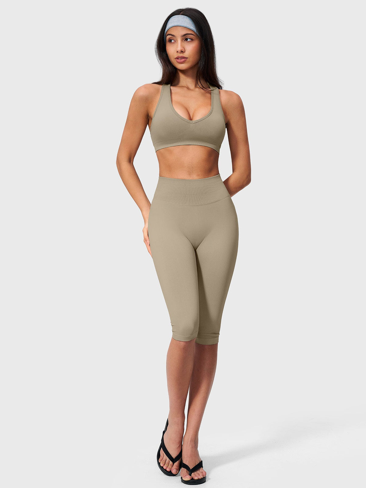 Leggings Capri CoreFlex sin Costuras