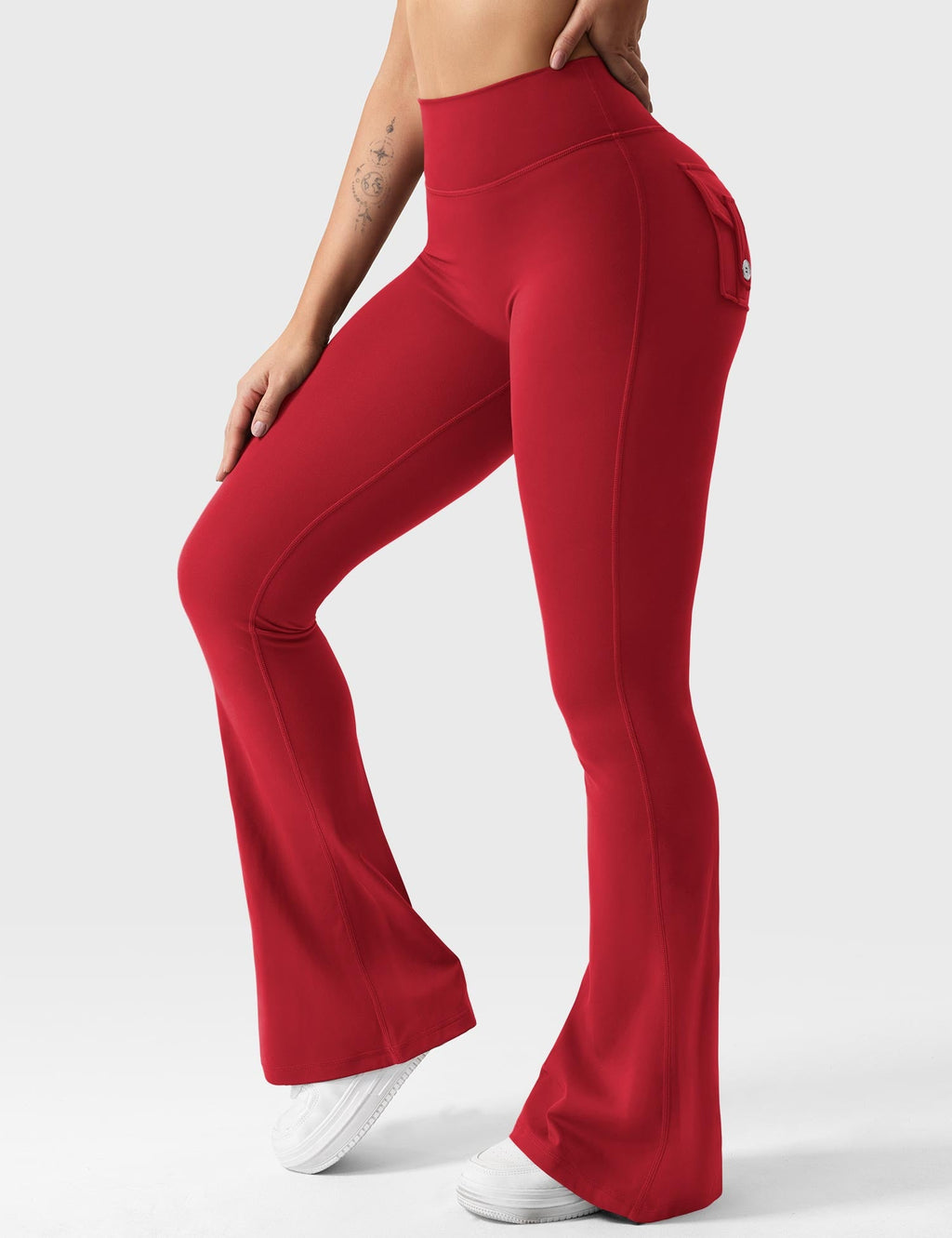 Leggings Acampanados CoreFlex de 31.5" con Bolsillos
