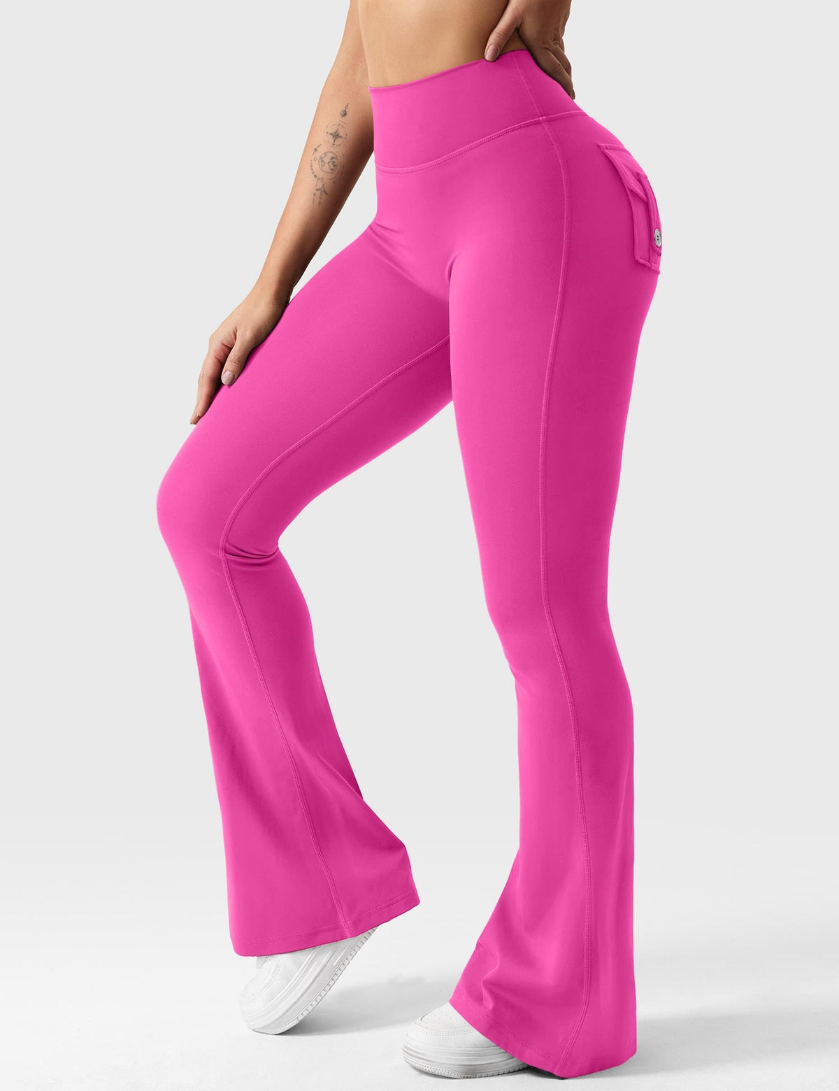 Leggings Acampanados CoreFlex de 31.5" con Bolsillos