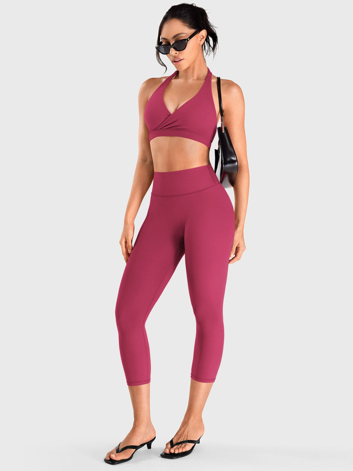 Leggings Capri Ease de Tiro Alto 21"
