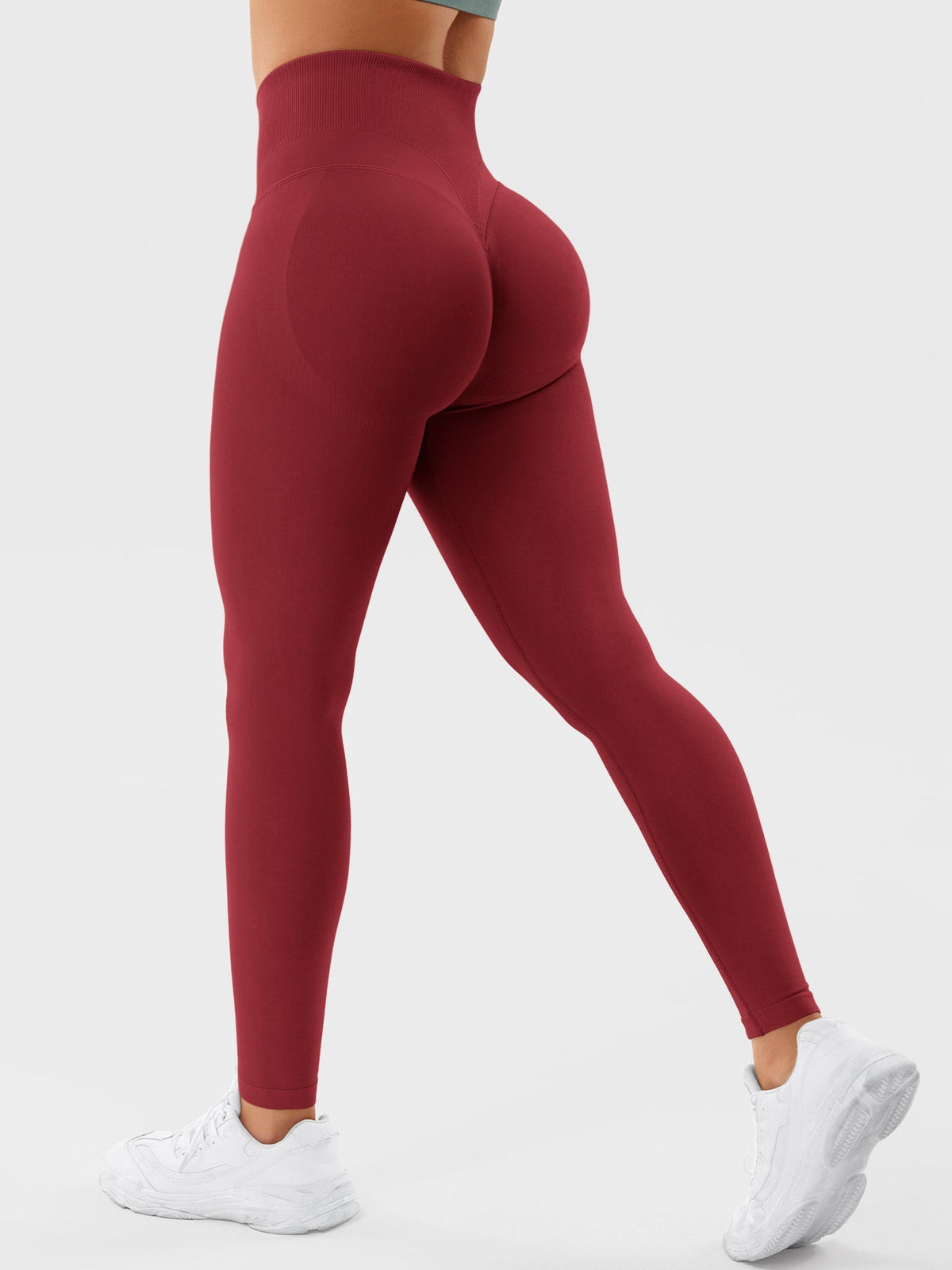 Leggings sin Costuras Contour con Espalda en V