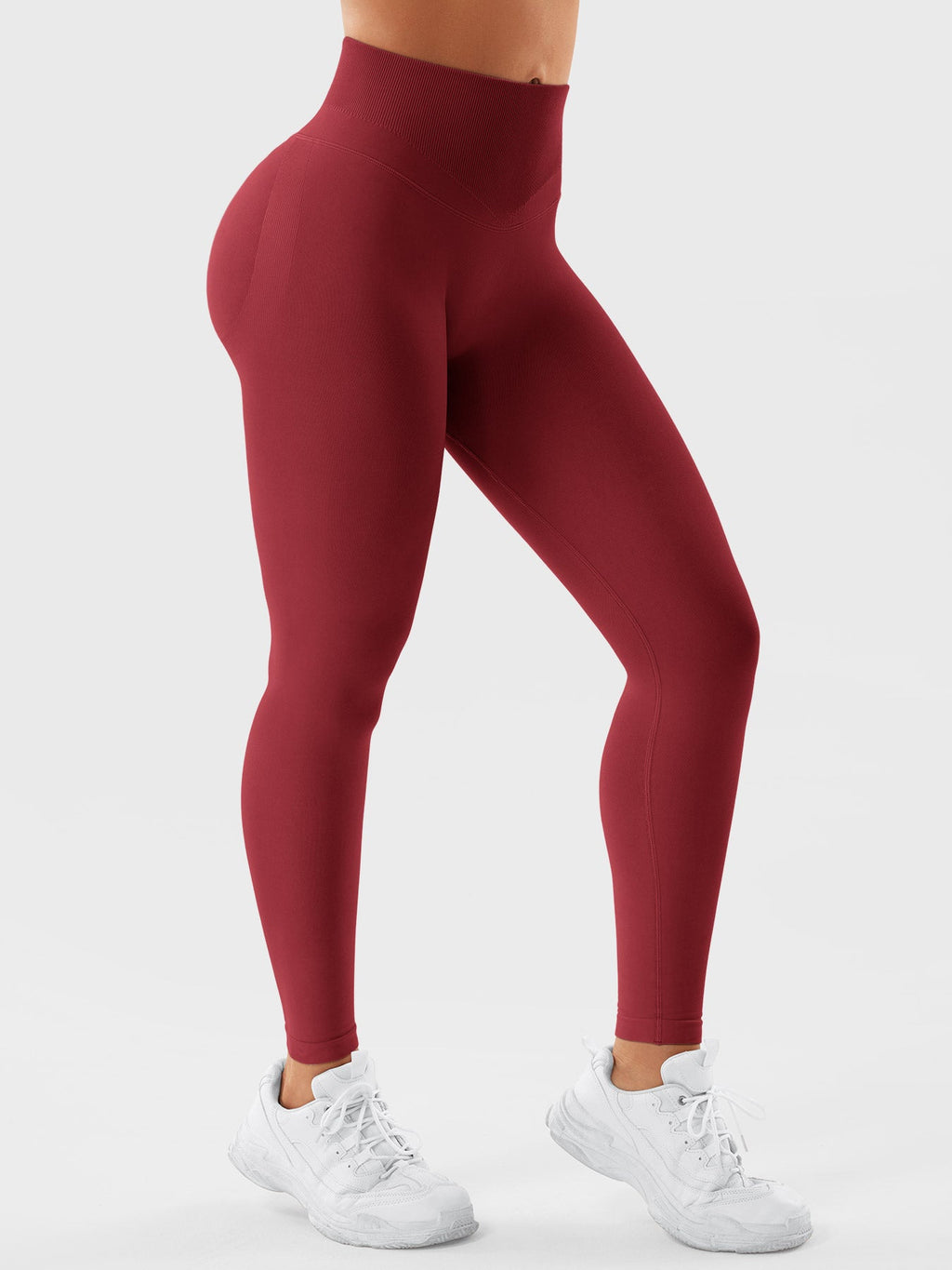Leggings sin Costuras Contour con Espalda en V
