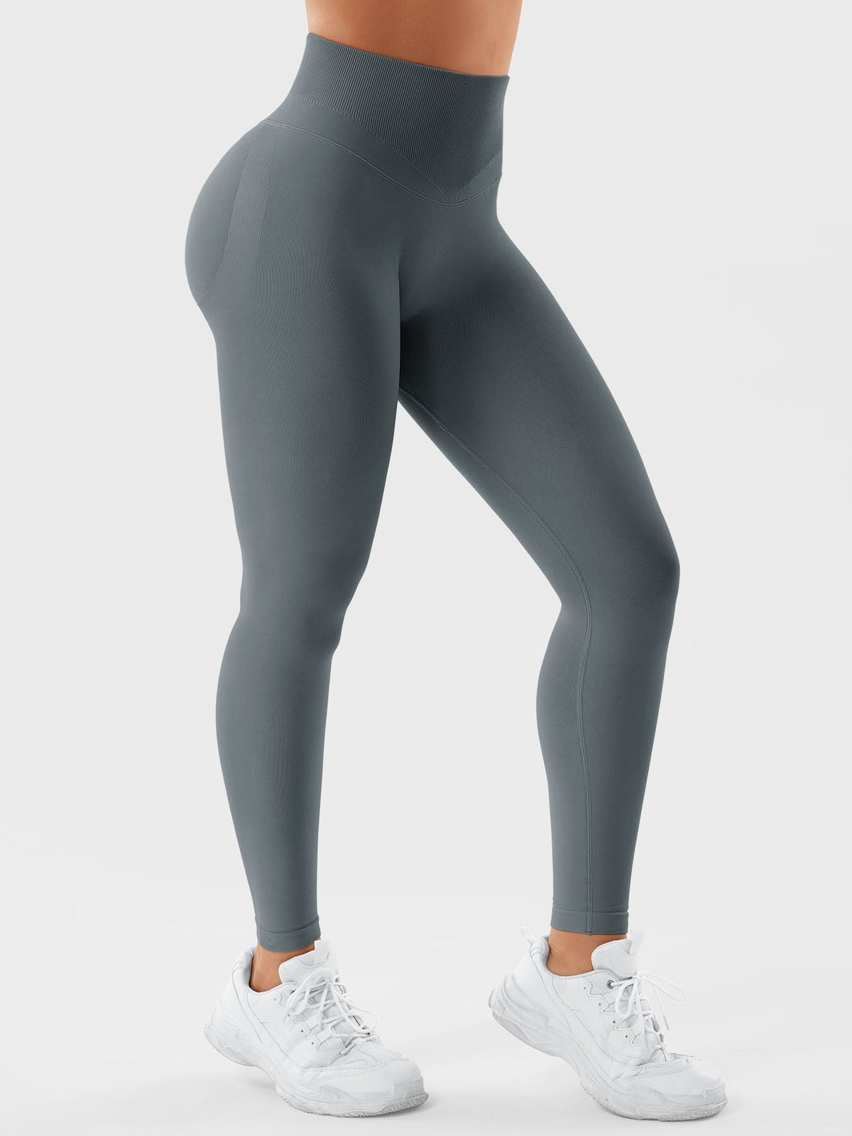 Leggings sin Costuras Contour con Espalda en V