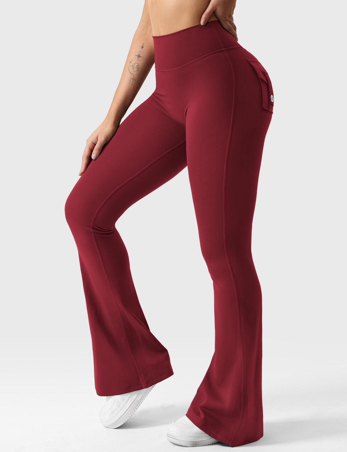 Leggings Acampanados CoreFlex de 31.5" con Bolsillos