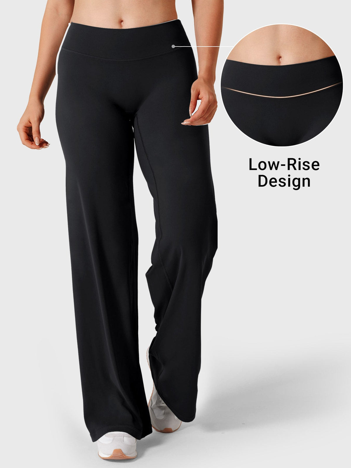 Leggings Rectos Ease de Tiro Bajo 33"