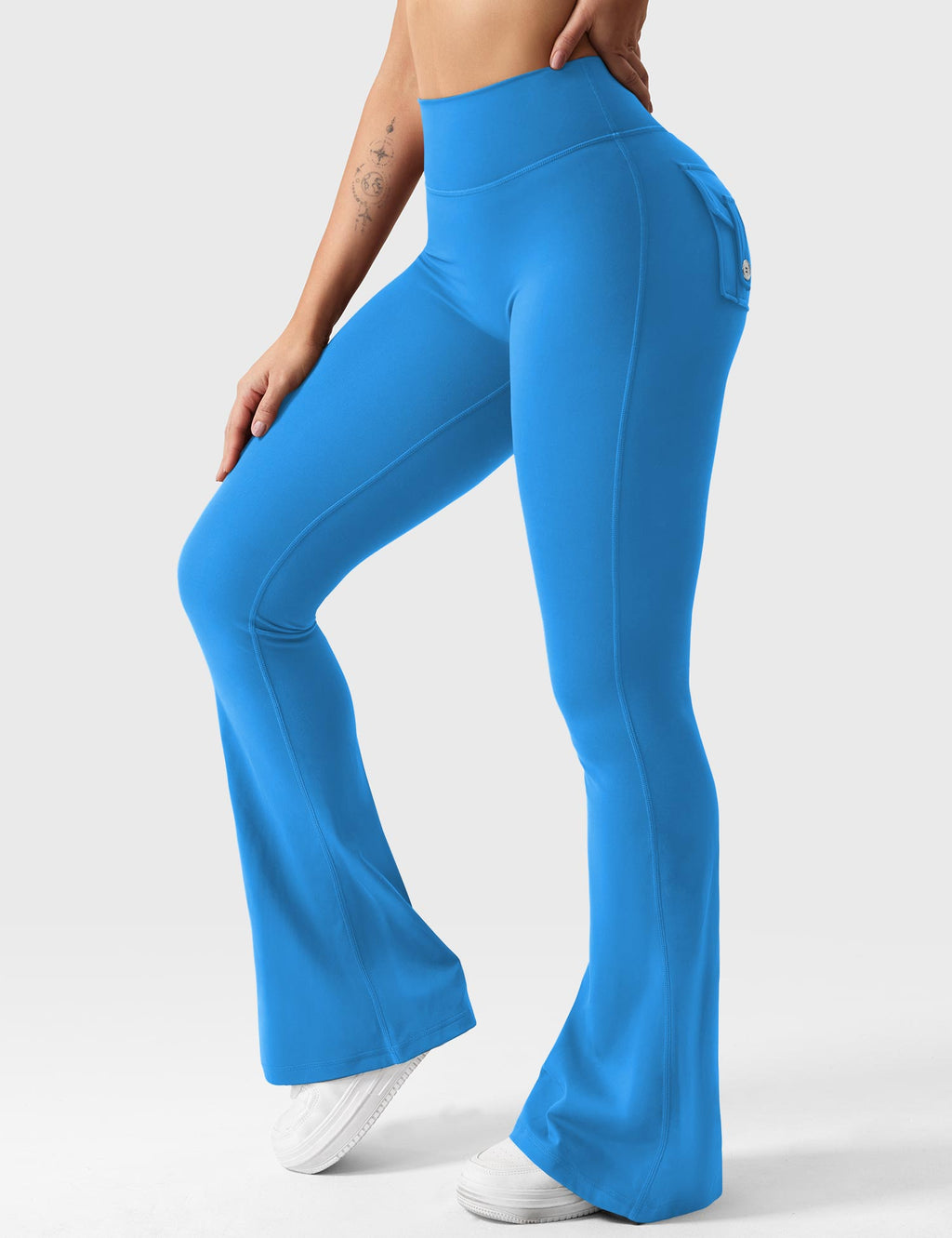 Leggings Acampanados CoreFlex de 31.5" con Bolsillos