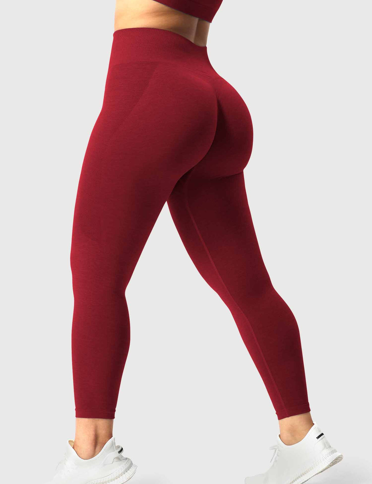 Leggings sin Costuras Contour de Tiro Alto con Fruncido