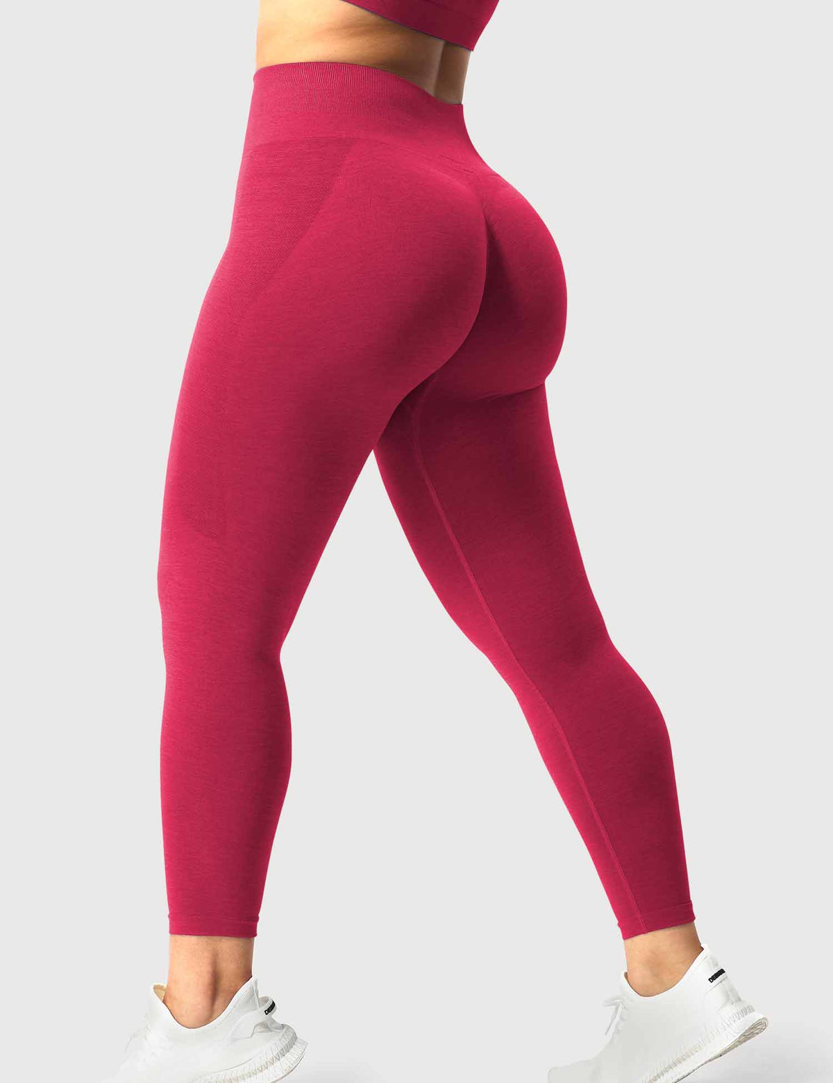 Leggings sin Costuras Contour de Tiro Alto con Fruncido