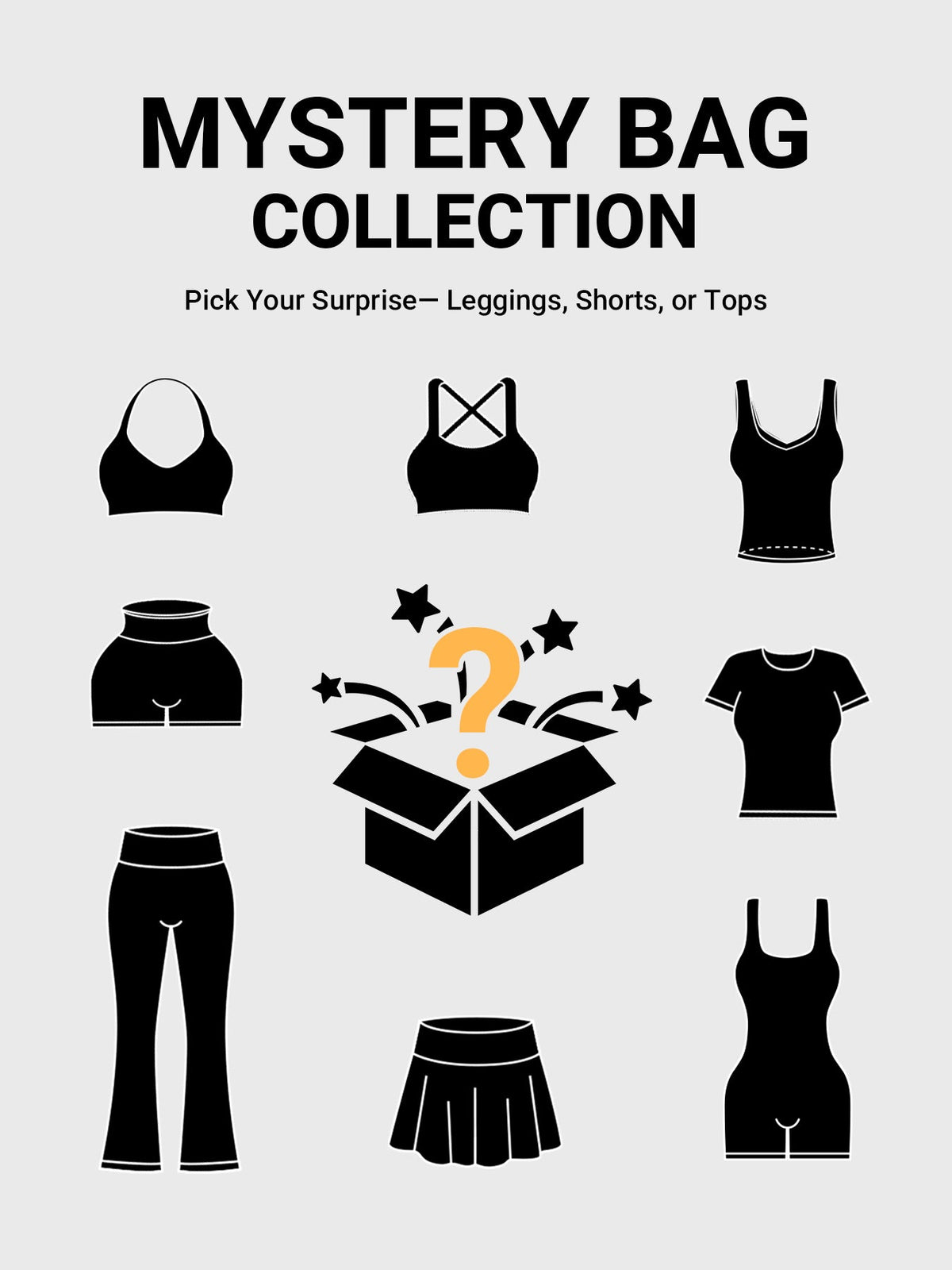 Bolsa Sorpresa de Ropa Deportiva – Leggings, Shorts o Tops