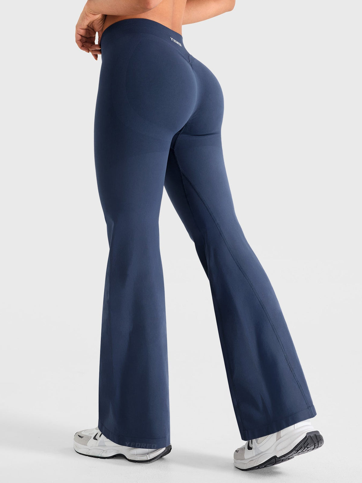 Leggings Acampanados Contour Invisibles con Fruncido
