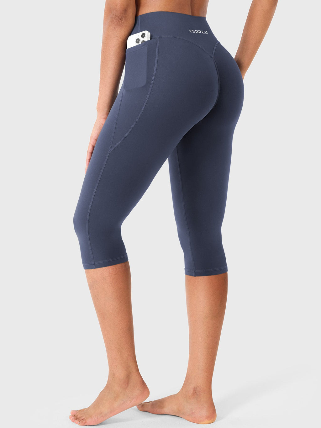 Leggings Capri Ease con Bolsillos