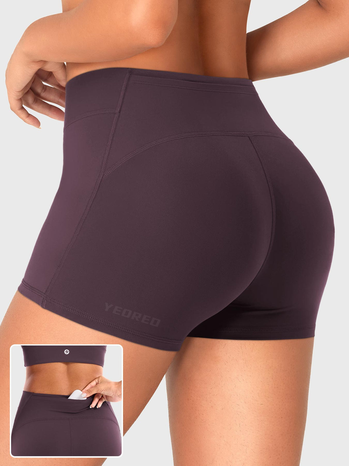 Short de Entrenamiento CoreFlex de 3.6" de Tiro Bajo