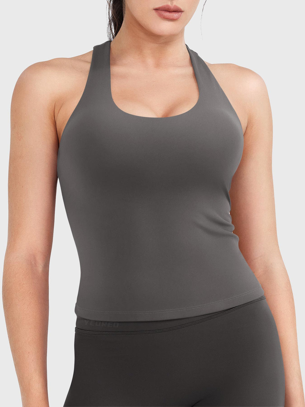 Top CoreFlex con Cuello en U y Espalda Nadadora