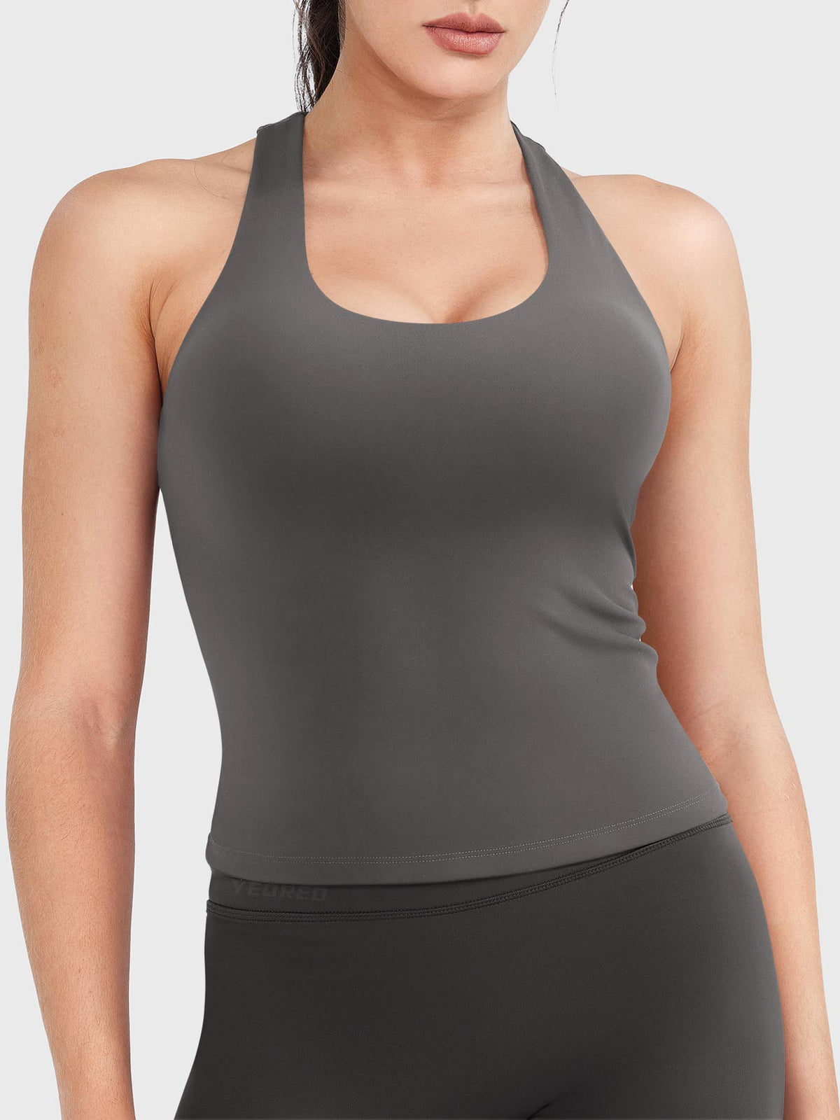 Top CoreFlex con Cuello en U y Espalda Nadadora