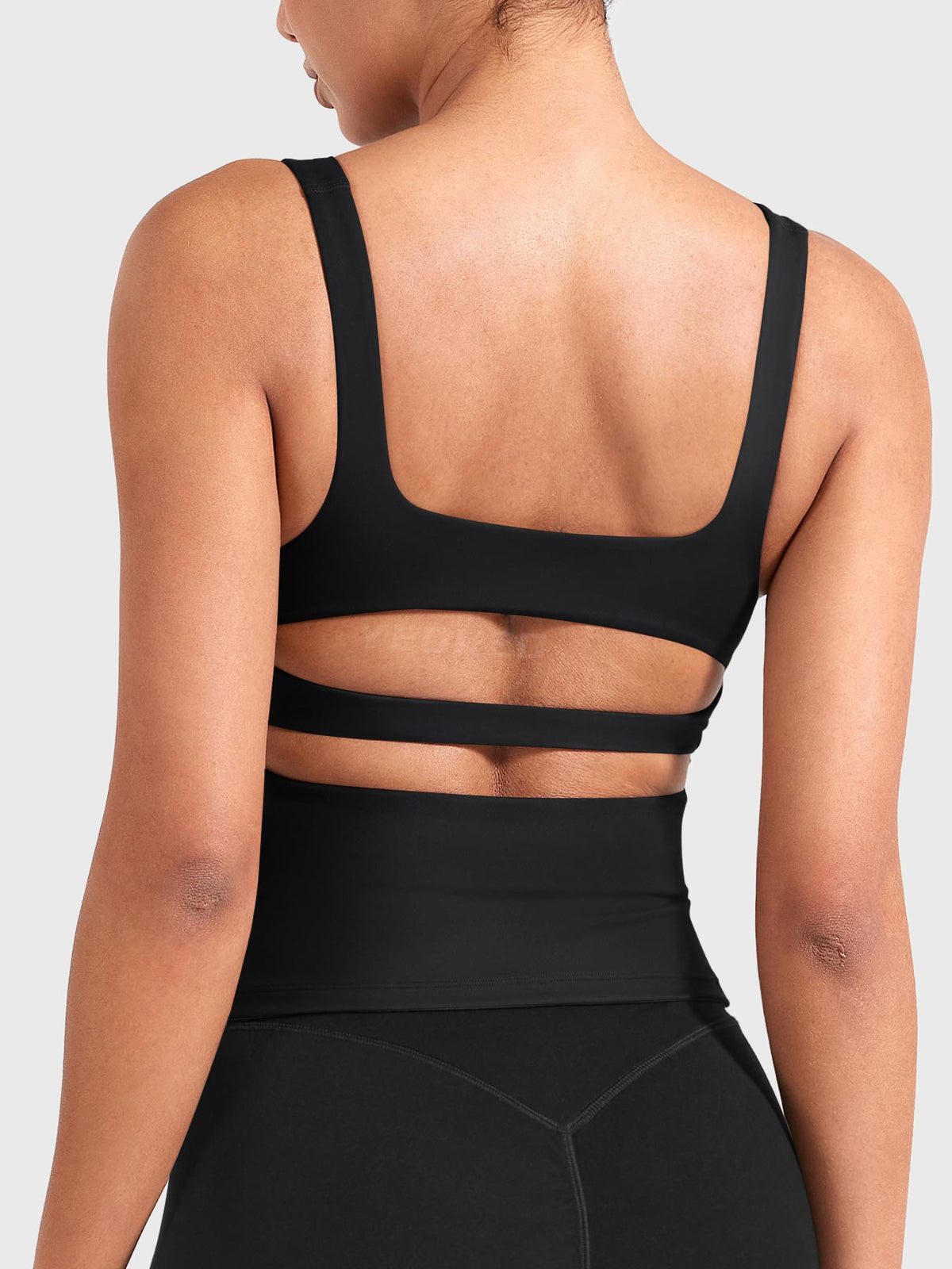 Top Largo CoreFlex con Espalda Abierta